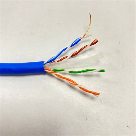 Cat6 Plenum Cable 1000ft Cmp Plenum Rated Wire Tested 23awg Solid Conductor 550mhz Cat6 Plenum