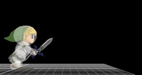 Toon Link Ssb Hitboxes Smashwiki The Super Smash Bros Wiki