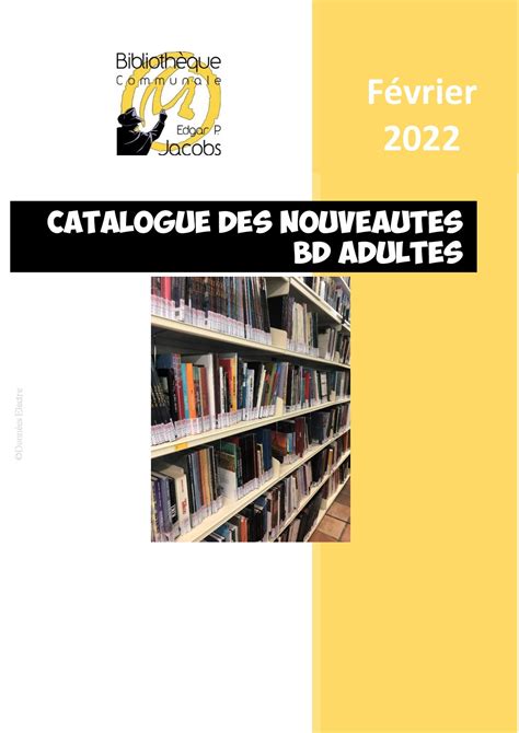 Calam O Catalogue Des Nouveaut S Section Bd Adultes F Vrier