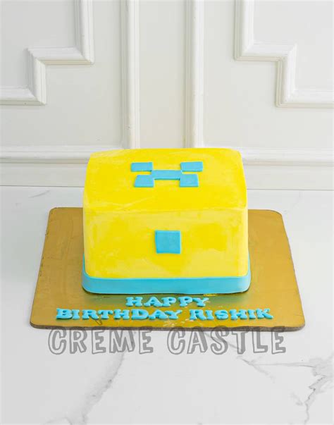 Minecraft Block Cake – Creme Castle