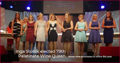 Inga Storck Elected 79th Palatinate Wine Queen Wein Plus Wine News