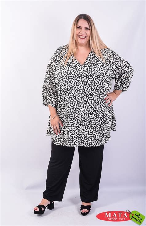 Blusa Mujer Tallas Grandes 23726 Ropa Mujer Tallas Grandes Blusas