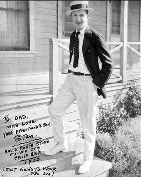 Stan Laurel Sent His Dad This Photo In Stan Laurel Oliver Hardy