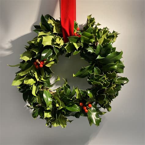 Holly Wreath | Christmas Wreath | The Brighton Flower Company