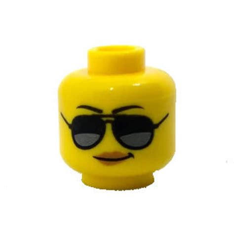 Lego® Head With Sunglasses Girl Woman Parts Original Lego To Etsy