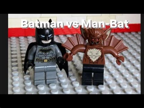 Batman Vs Man Bat Lego Stop Motion Animation YouTube