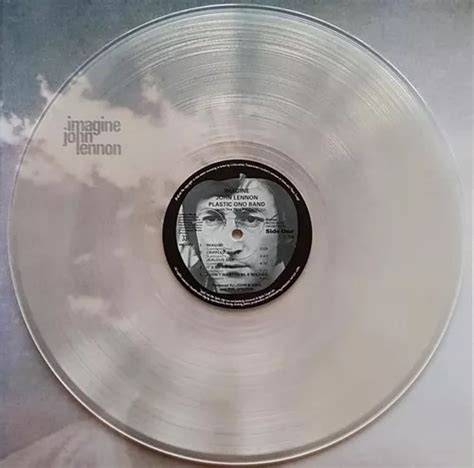 John Lennon Imagine Vinyl Transparente Limitado Mercadolibre