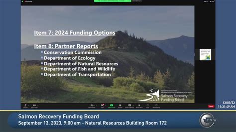 Salmon Recovery Funding Board Tvw