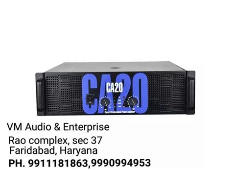 Ca 20 Amplifier At Rs 50000 High Power Amplifiers In Faridabad Id