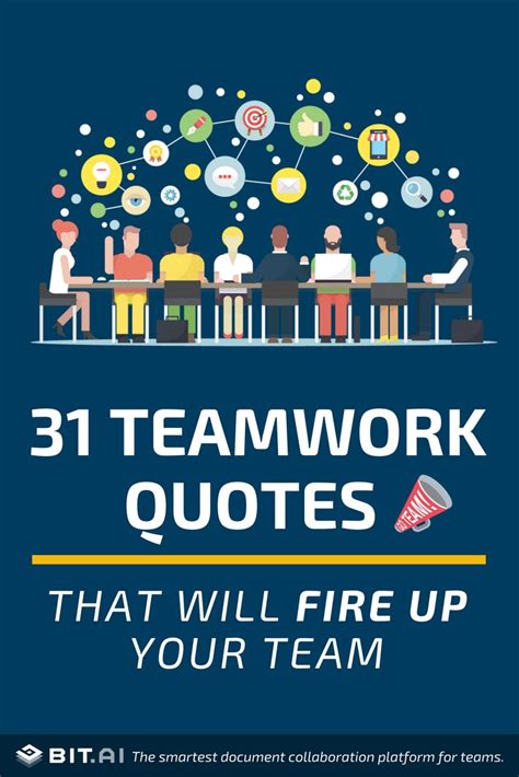 31 Teamwork Quotes That Will Fire Up Your Team Team Quotes Teamwork