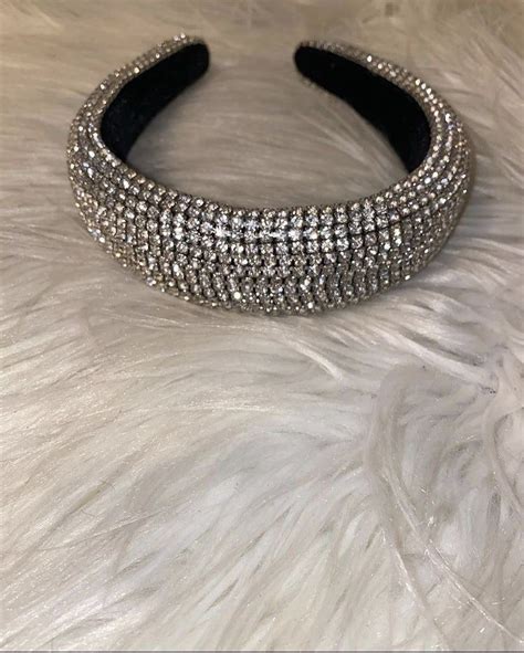 Sibba Rhinestone Headbands Sparkly Jeweled Beaded Hair Band Sparkle