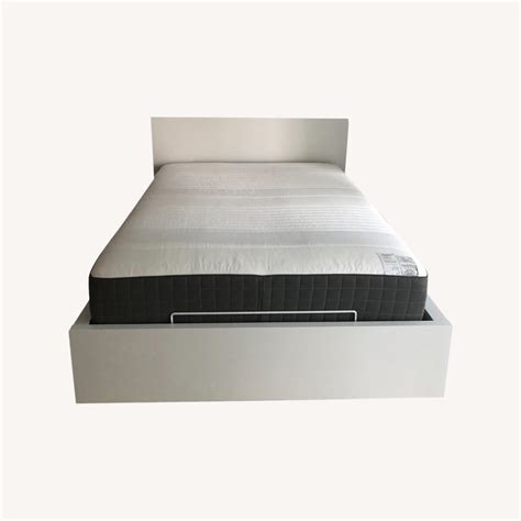 IKEA White Storage Bed - AptDeco