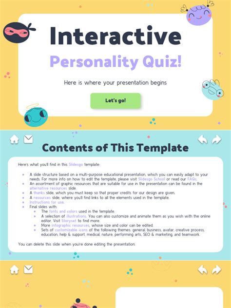 Interactive Personality Quiz Pdf