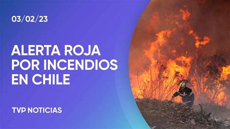 Chile Decretaron Alerta Roja Por Incendios Forestales Youtube