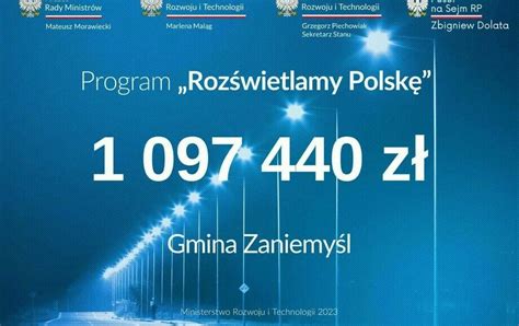 Wyniki Naboru Wniosk W O Dofinansowanie Z Programu Roz Wietlamy Polsk