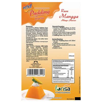 Nutrijell Pudding Susu Rasa Mangga G Alfagift