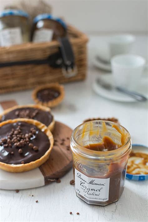 Recette De Tartelettes Chocolat Et Caramel Avec Bonne Maman Recettes