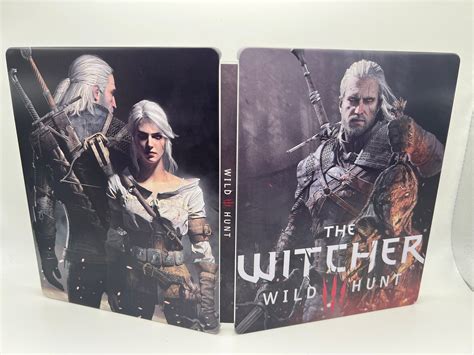 The Witcher 3 Wild Hunt Custom Made Steelbook Case Only For Etsy