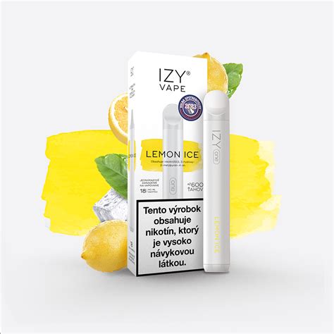 Izy Vape One Ahov Lemon Ice Mg Biela Ks Izyvape