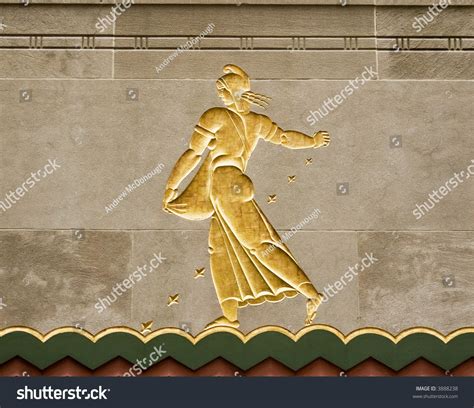 Art Deco Frieze On Granite Wall Stock Photo 3888238 | Shutterstock