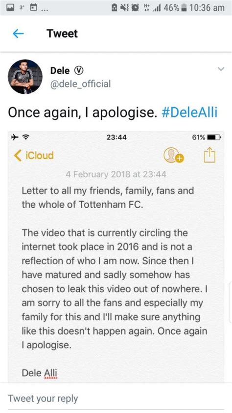Dele Alli S Sex Tape Has Been Leaked