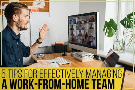 5 Tips For Effectively Managing A Work From Home Team Spark Packaging