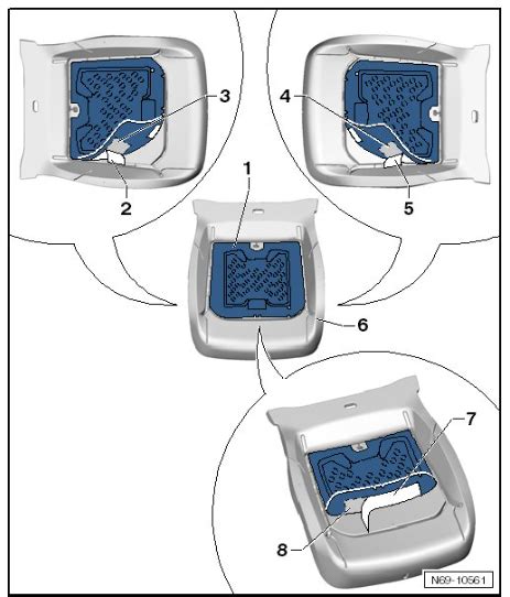 Airbag Light Clock Spring And Passenger Occupancy Sensor Module