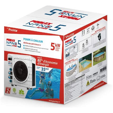 Pompe Chaleur Poolex Nano Action Kw Piscine