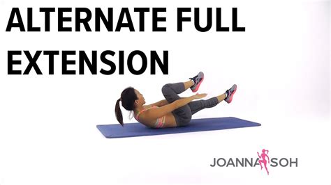 How To Do Alternate Full Extension Joanna Soh Youtube