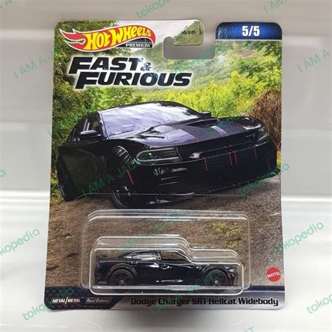Jual Hot Wheels Premium Dodge Charger SRT Hellcat Widebody Fast Furious Shopee Indonesia