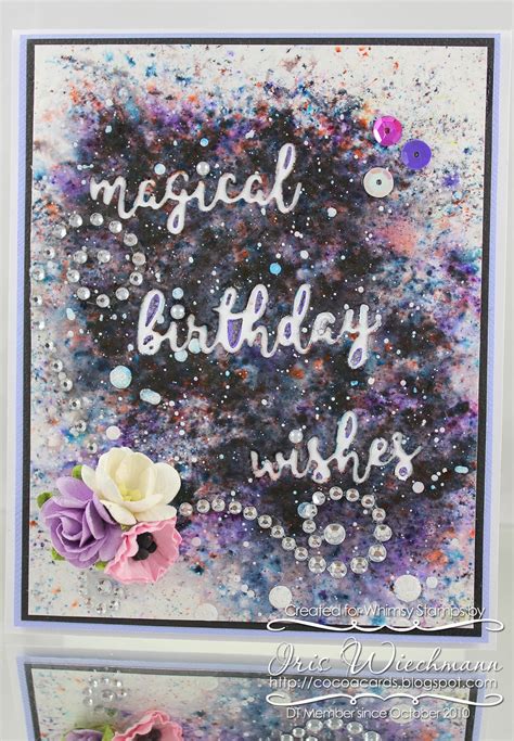 Paper Crafting In Cocoa Whimsy Stamps April Rubber And Clear Release