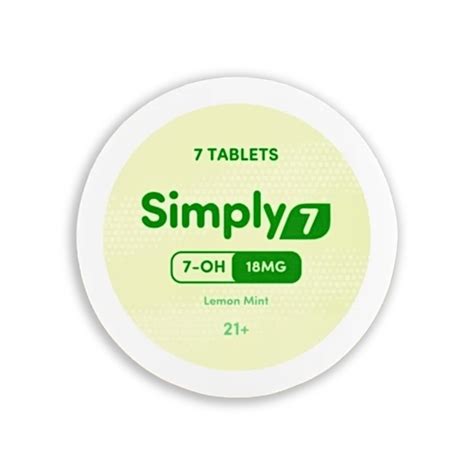 simply   tablet lemon mint mg