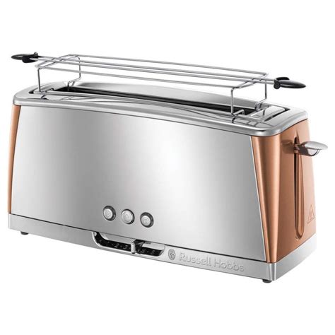 Grille Pain Fente Longue En Cuivre Luna De Russell Hobbs W