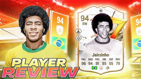 94 GOLAZO ICON JAIRZINHO PLAYER REVIEW EA FC 24 ULTIMATE TEAM YouTube