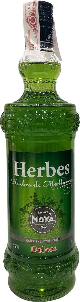 Comprar Licor Herbes Dolces De Mallorca Moya 1 Litro Online Licorea