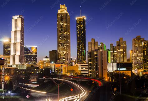 Atlanta Skyline Stock Photo | Adobe Stock