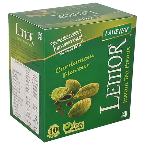 Buy Lemor Instant Tea Icetea Coffee Premix Set Of Cardamom Flavour