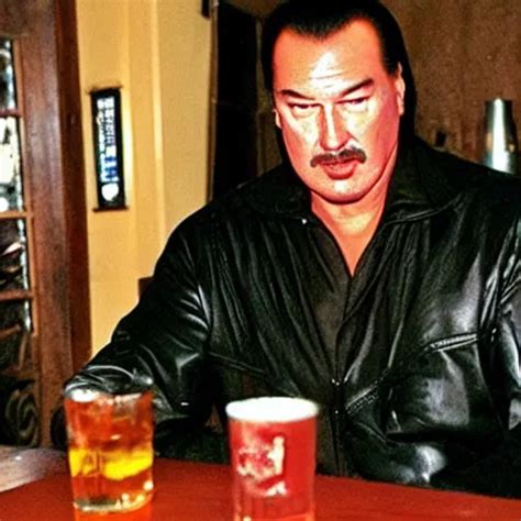 Steven Seagal At A Bar Very Tired C 0 0 0 0 1 Stable Diffusion