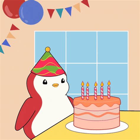 Happy Birthday Love By Pudgy Penguins Find Share On Giphy