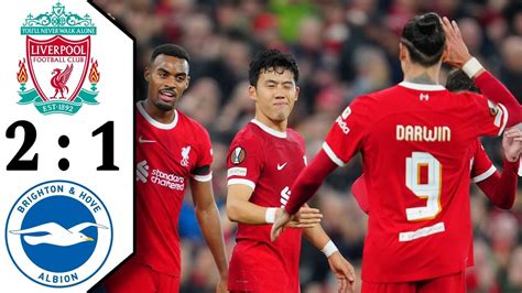 Liverpool Vs Brighton Extended Highlights Luis D Az Goal Mo