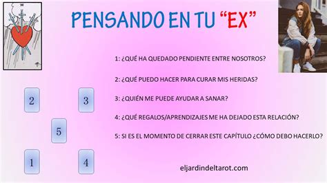 Tirada Pensando En Tu Ex El Jard N Del Tarot