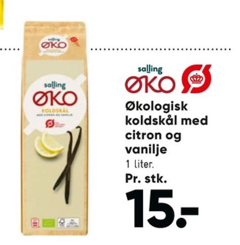 Salling øko koldskål citron vanilje tilbud hos Bilka