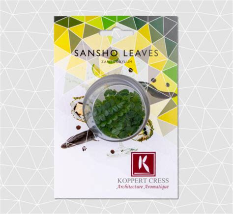 Koppert Cress Sansho Leaves Dutch Wasabi