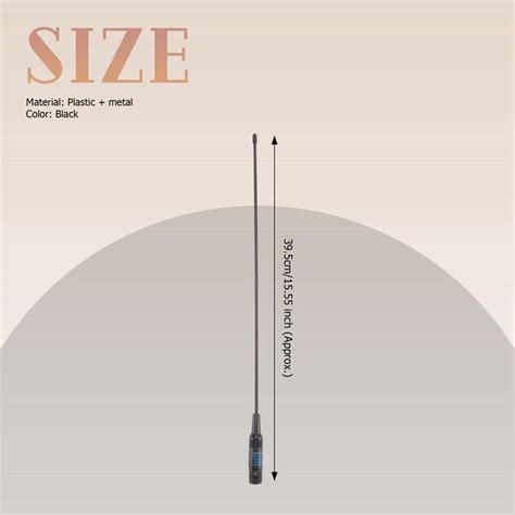 Rh Dual Band Vhf Uhf Bnc Walkie Talkie Handheld Radio Antenna For