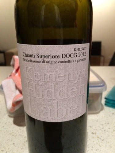 Kemenys Hidden Label Chianti Superiore | Vivino US