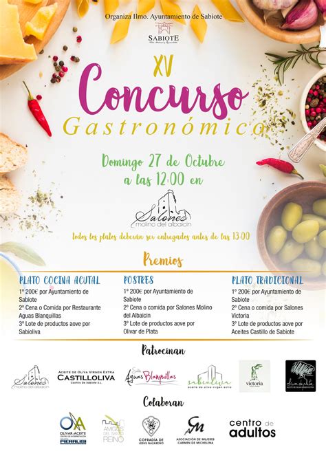 XV Concurso Gastronómico Ayuntamiento de Sabiote