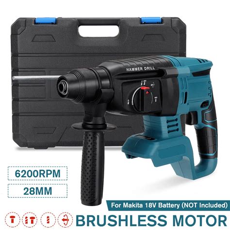 Bpm Rechargeable Brushless Cordless Rotary Hammer Drill Impact