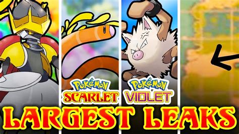 12 Paradox Forms And New Features In Pokemon Scarlet And Violet Leaks Youtube