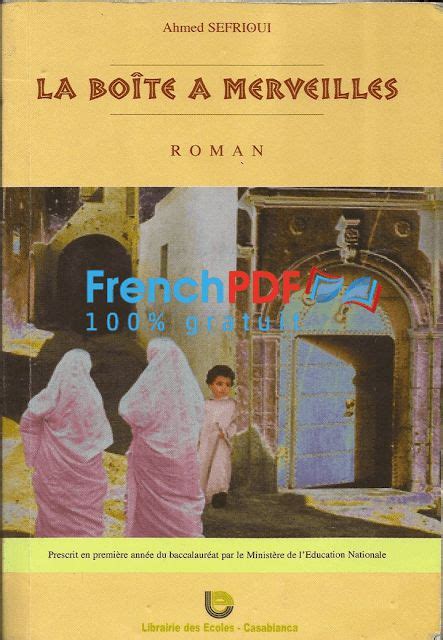 La Boîte A Merveilles PDF dAhmed Sefrioui Boîte à merveilles Roman