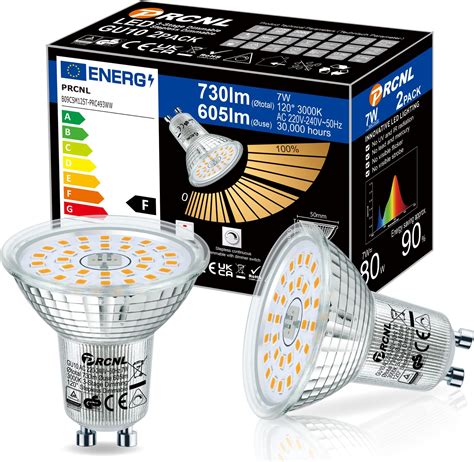 Sebson Led Lampe Gu10 Warmweiß 3 5w 10er Set Ersetzt 35w Halogen